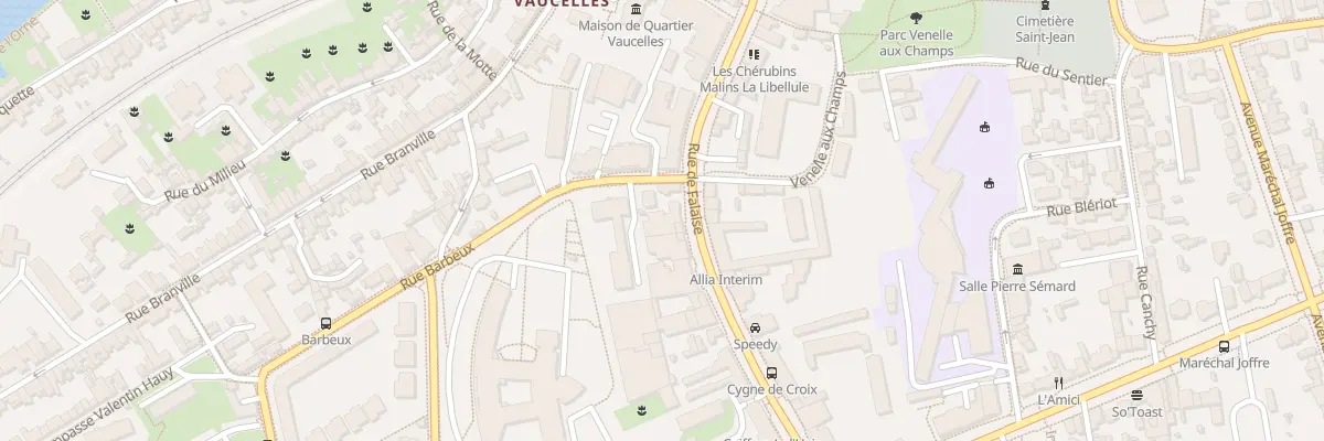 Plan du 60 Rue de Falaise à Caen