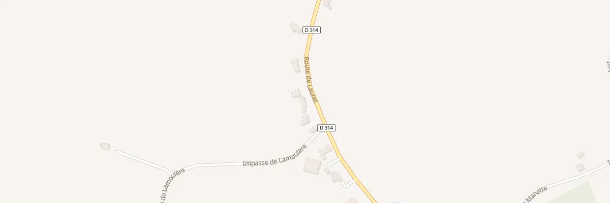 Plan du 1340 Rte de Lauret à Pimbo