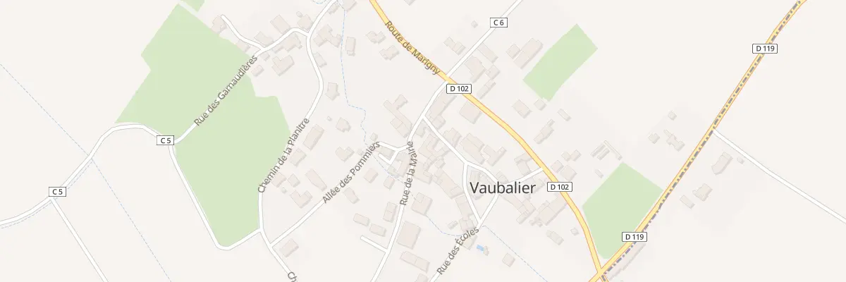 Plan du 4 Rue de la Mairie Vauballier aux Fosses