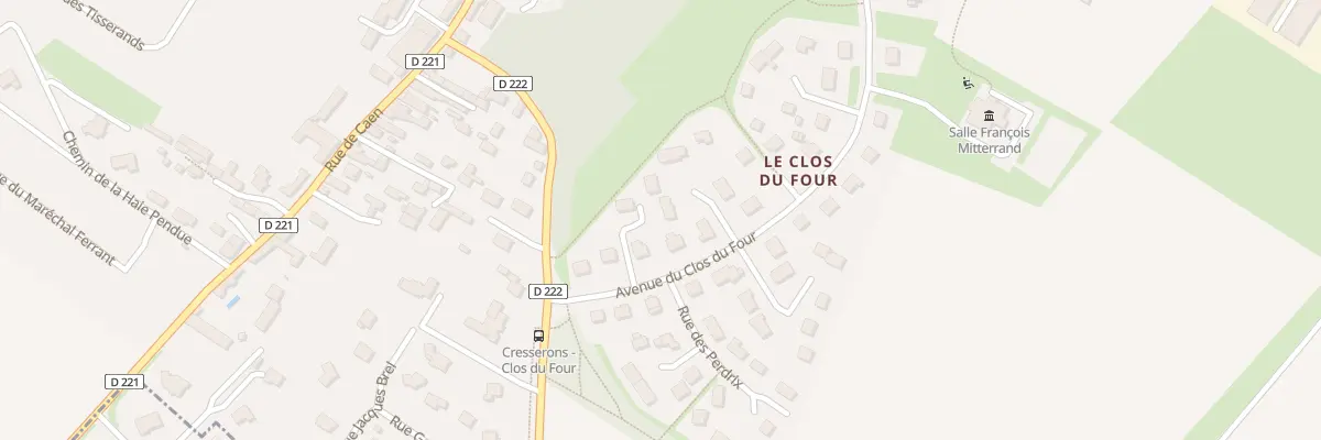 Plan du 3 Imp des Merles à Cresserons