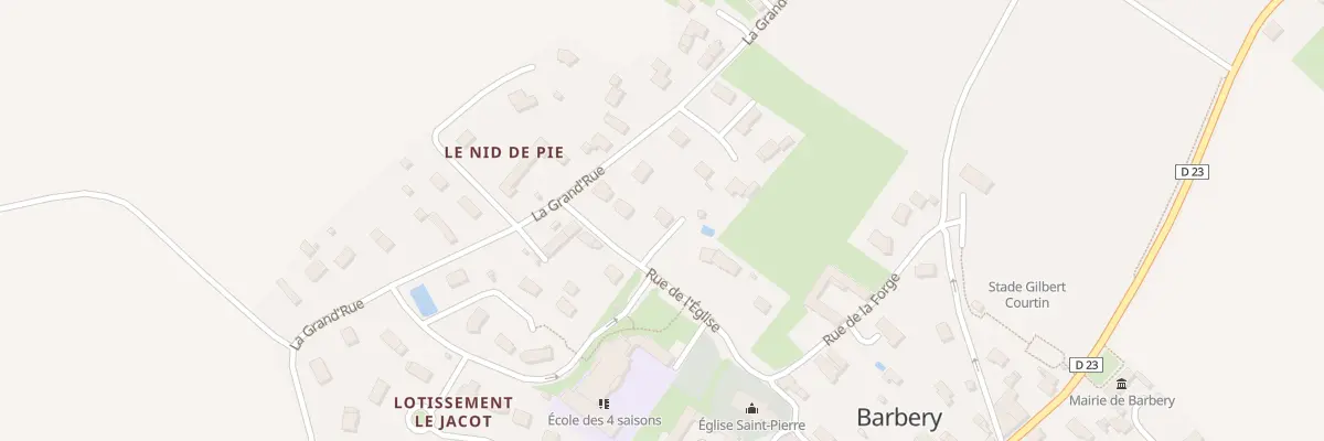 Plan du 5206 Rue de l’Église à Barbery