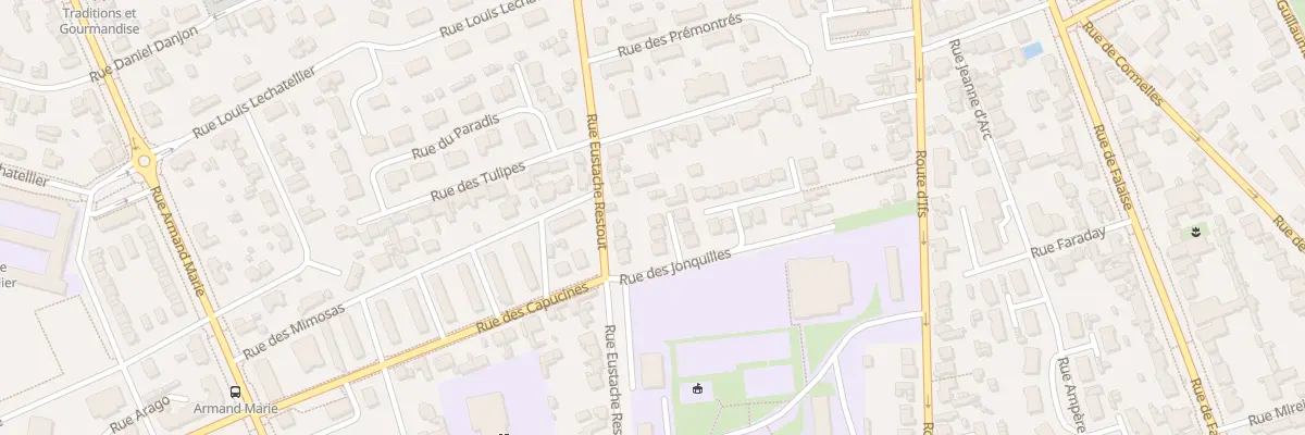Plan du 7 Rue des Jonquilles à Caen