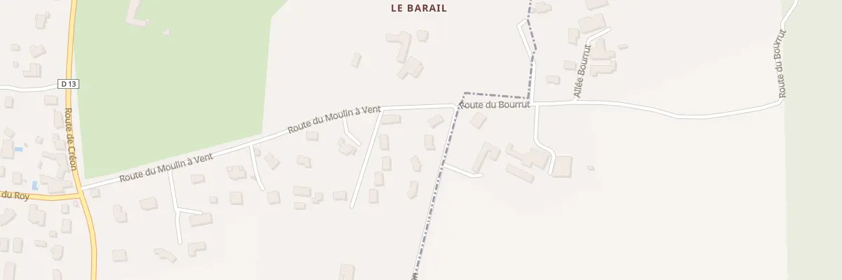 Plan du 16 Rte de Cursan au Pout