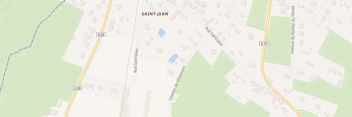 Plan du 10 Che de Villeneuve St Jean à Magny-le-Désert