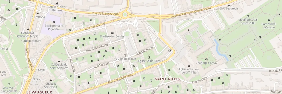 Plan du 3 Rue Campion à Caen