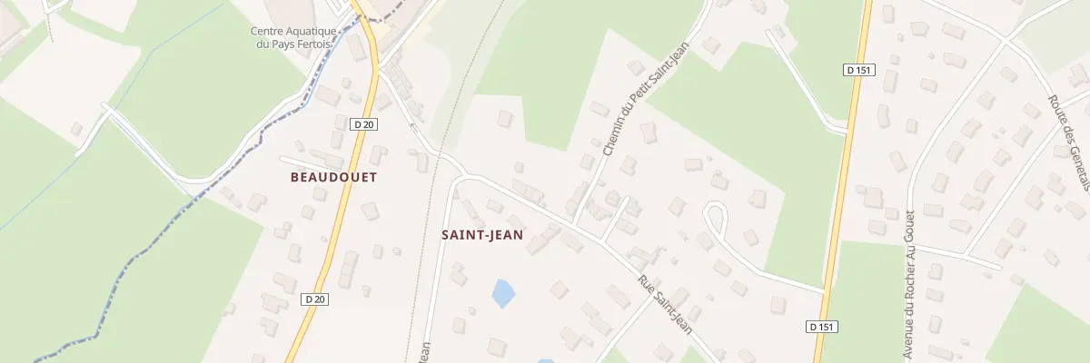 Plan du 12 Rue de St Jean à Magny-le-Désert