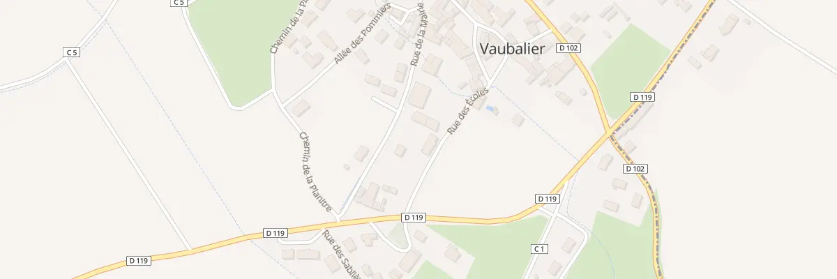 Plan du 5 Rue des Ecoles Vauballier aux Fosses