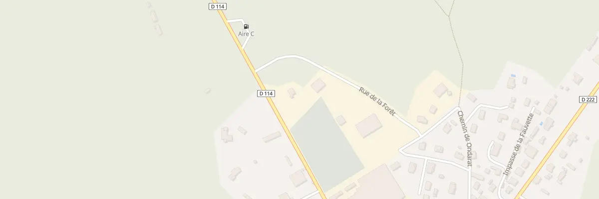 Plan du 210A Maison Neuve et Ondarat à Préchac
