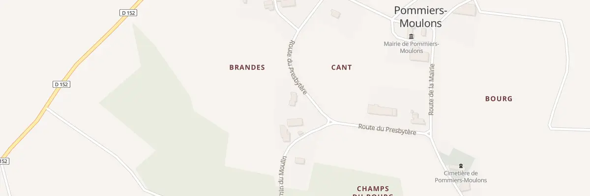 Plan du 5077 Brandes à Pommiers-Moulons