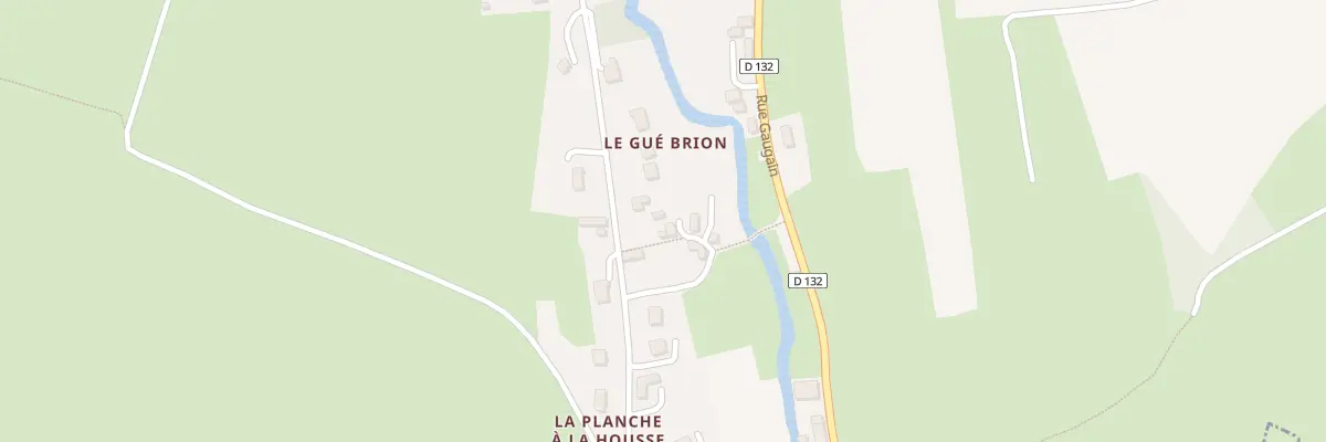 Plan du 3 Le Gue Brion à Fresney-le-Puceux