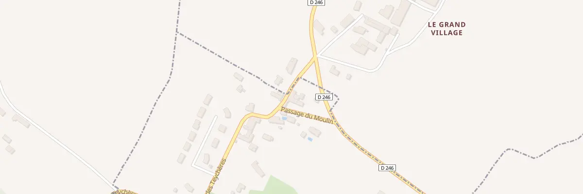 Plan du 80 Pas du Moulin à Vérac