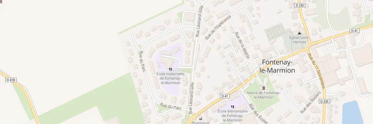 Plan du 7 Rue Leonard Gilles à Fontenay-le-Marmion