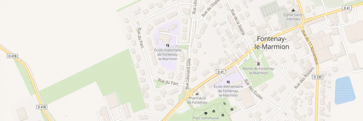 Plan du 3 Rue Leonard Gilles à Fontenay-le-Marmion
