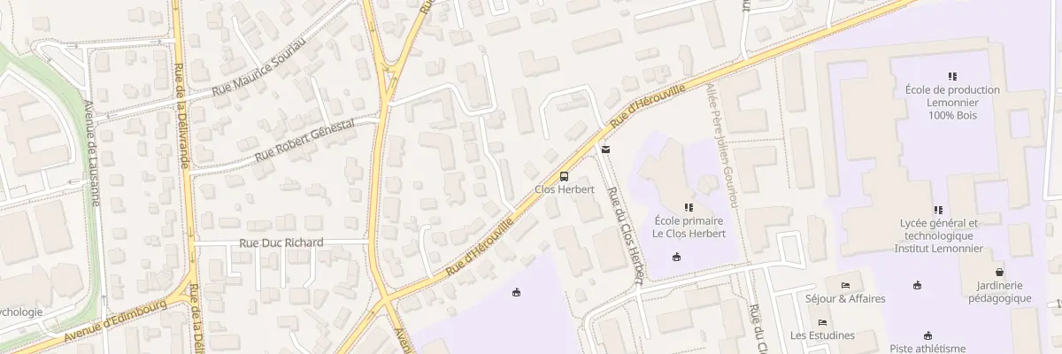 Plan du 17 Rue d’Hérouville à Caen