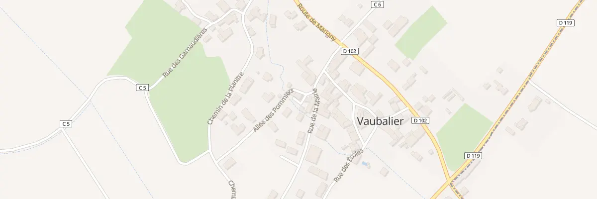 Plan du 5 Rue de la Mairie Vauballier aux Fosses
