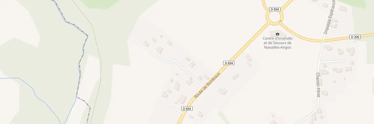 Plan du 4 Imp Tauziet à Navailles-Angos