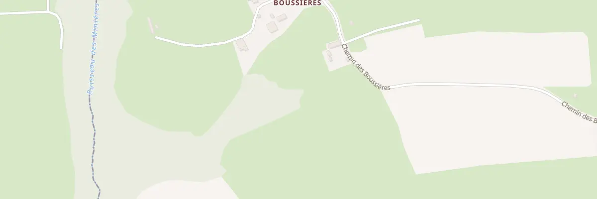 Plan du 1 Che des Boussières au Détroit