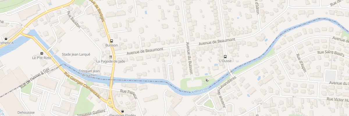 Plan du 47 Av de Beaumont à Pau