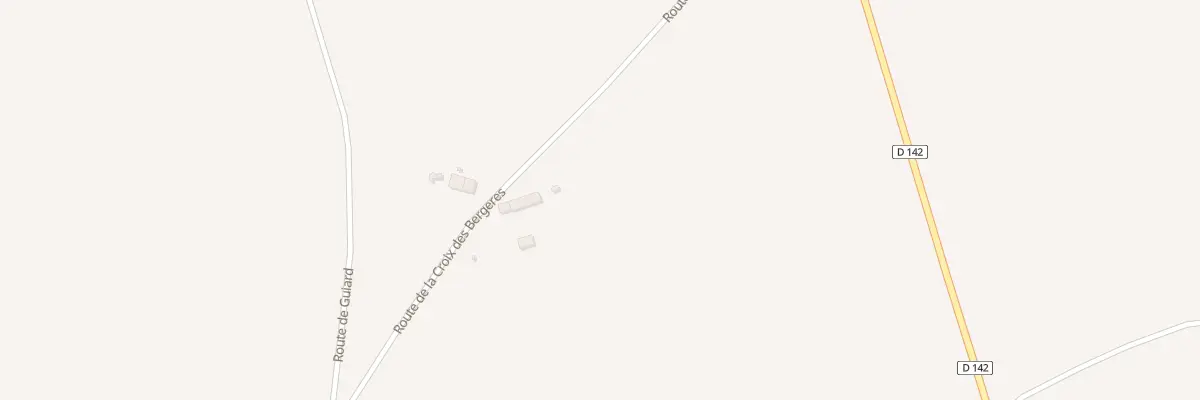 Plan du 288 Rte de la Croix des Bergères à Laruscade