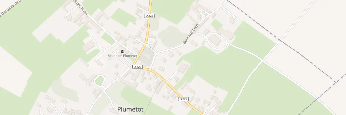 Plan du 4 Vc Bout aux Cerfs à Plumetot