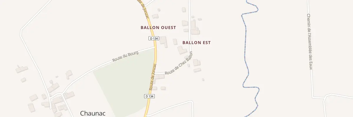 Plan du 5017 Ballon Ouest à Chaunac