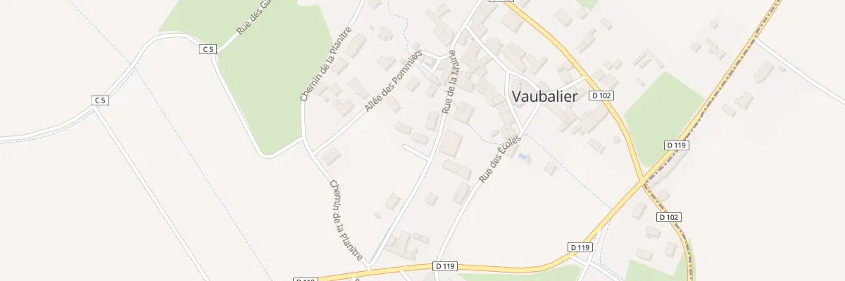Plan du 15 Rue de la Mairie Vauballier aux Fosses