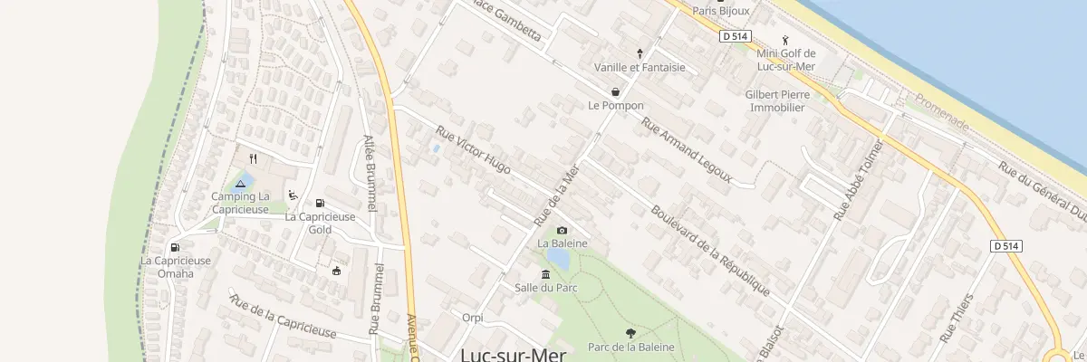 Plan du 4 Rue Victor Hugo à Luc-sur-Mer