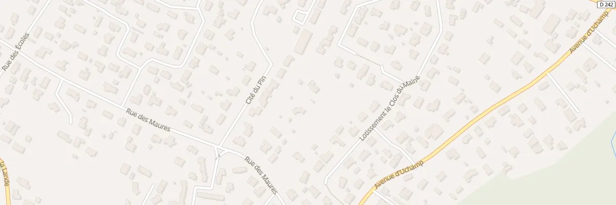 Plan du 86 Rue des Maures à Izon