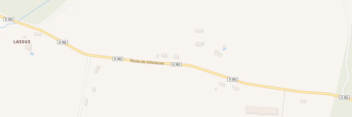 Plan du 1411 Rte de Villeneuve à Gaillères