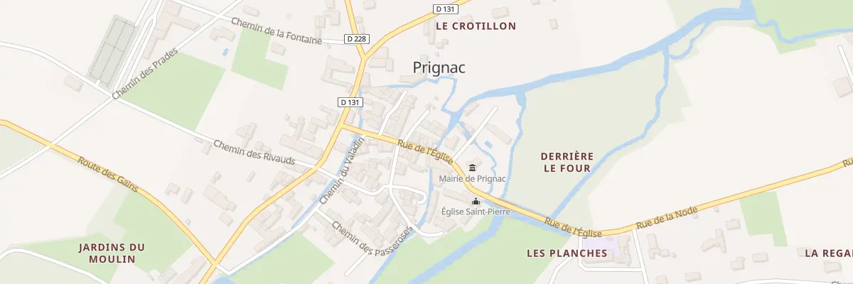 Plan du 21 Rue de l’Église à Prignac