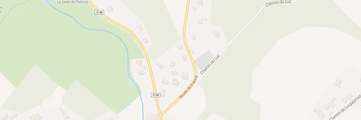 Plan du 219 Rte de France à Bahus-Soubiran