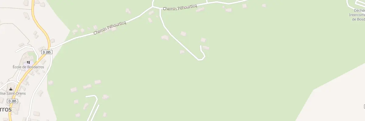 Plan du 136 Imp Péhourticq à Bosdarros