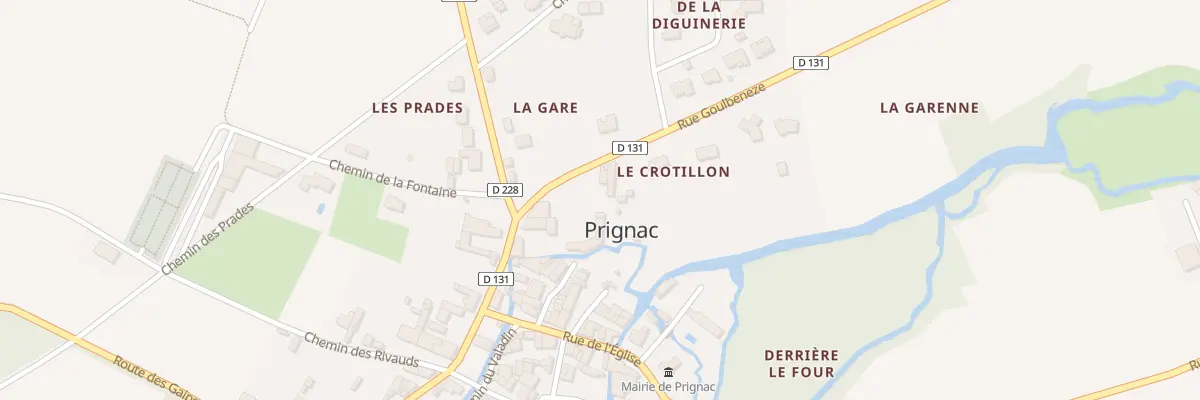Plan du 17 Rue Goulbeneze à Prignac