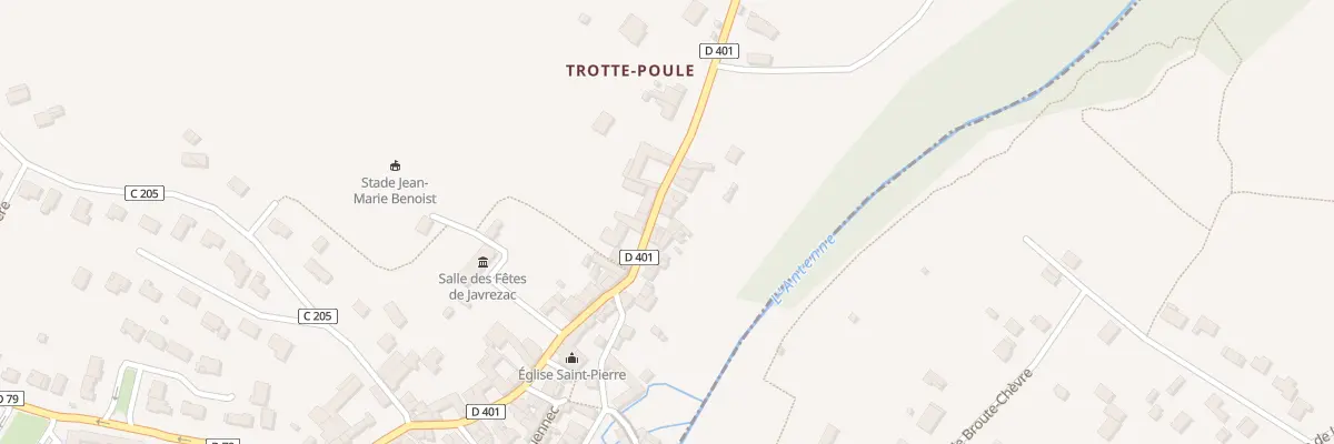 Plan du 38 Rue de l’Église à Javrezac