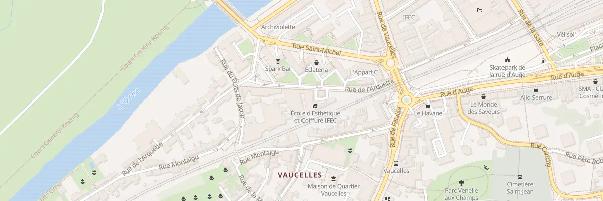 Plan du 5 Rue de l’Arquette à Caen