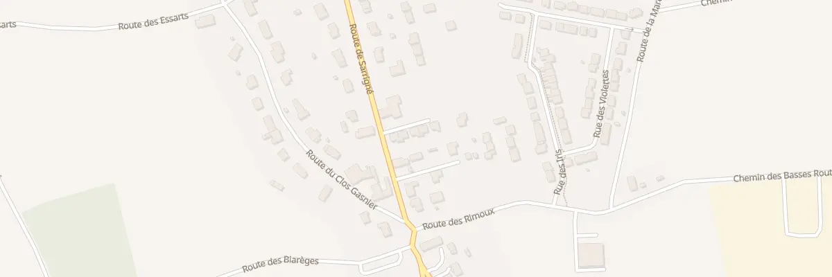 Plan du 18C Rte de Sarrigné (Corné) à Loire-Authion