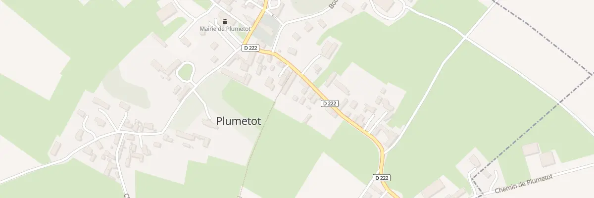 Plan du 14 Vc Bout aux Charrieres à Plumetot