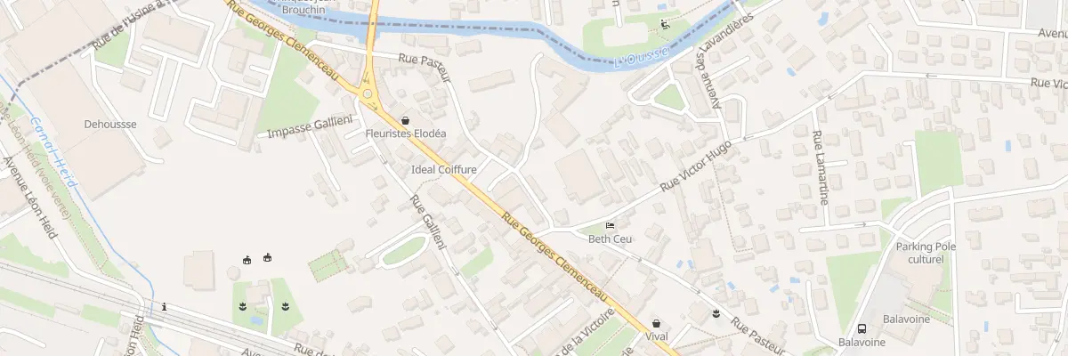Plan du 21 Rue Pasteur à Bizanos