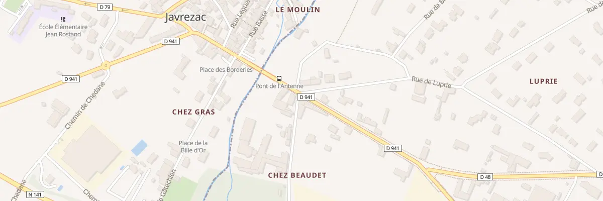 Plan du 135 Av de Saintes à Cognac