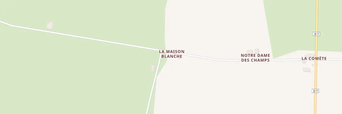 Plan du 1 La Maison Blanche à Blandouet-Saint Jean