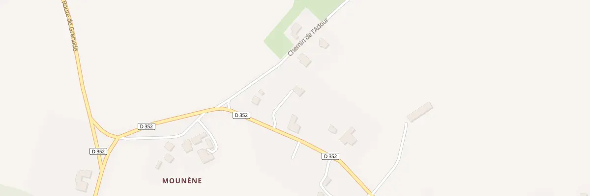Plan du 311 Rte de Cazères à Renung