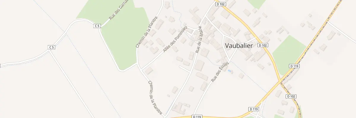 Plan du 17 Rue de la Mairie Vauballier aux Fosses