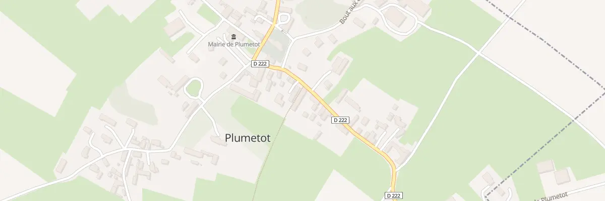 Plan du 12 Vc Bout aux Charrieres à Plumetot