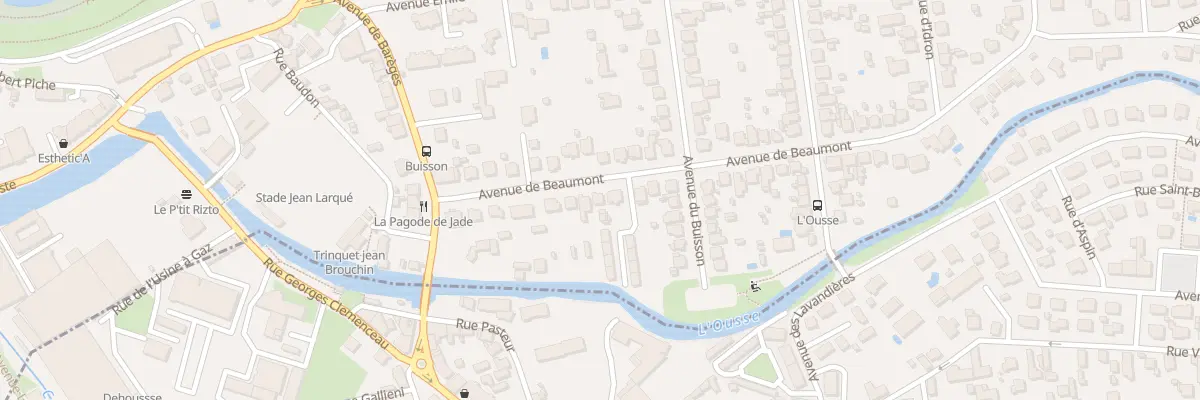 Plan du 51 Av de Beaumont à Pau