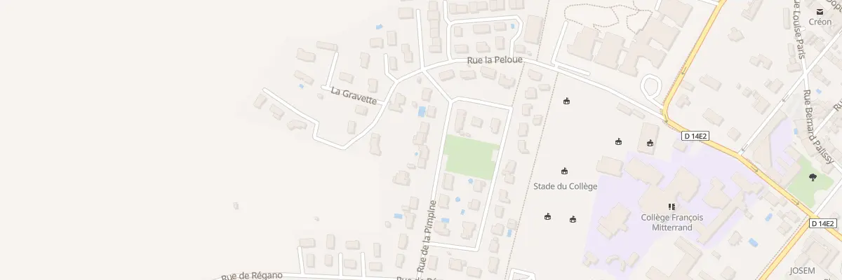 Plan du 8 Rue La Pimpine à Créon