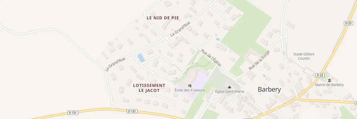 Plan du 5004 Imp du Jacot à Barbery