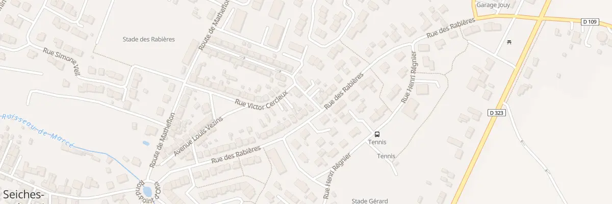 Plan du 39 Rue des Rabières à Seiches-sur-le-Loir