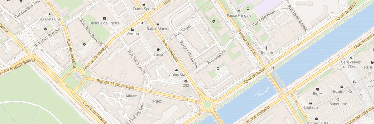 Plan du 197 Rue Saint-Jean à Caen