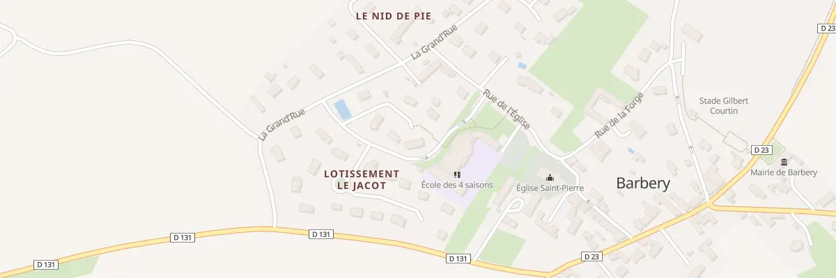 Plan du 6 Imp du Jacot à Barbery