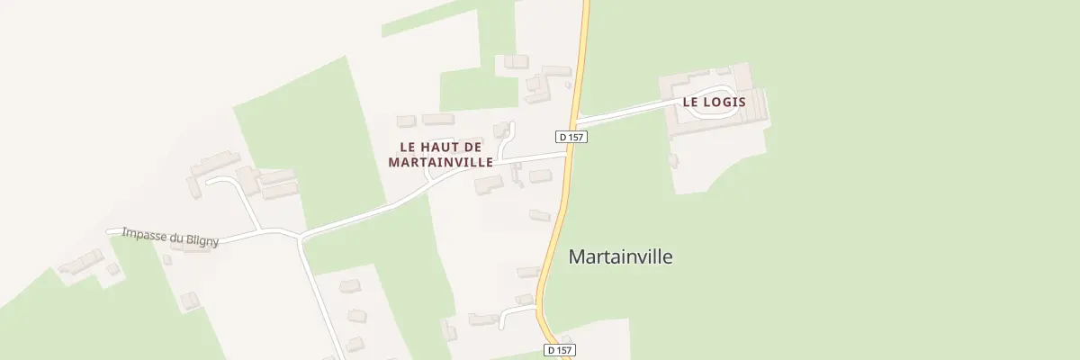 Plan du 1 Che de la Mairie à Martainville